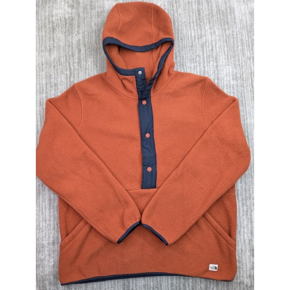 The North Face Carbondale 1/4 Snap Pullover Men's Large Fleece Hoodie NF0A4R9J